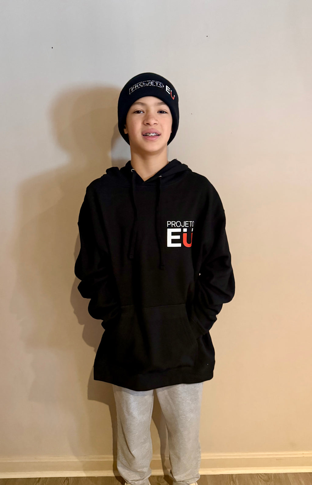 Hoodie Black / Voce escolhe side Logo