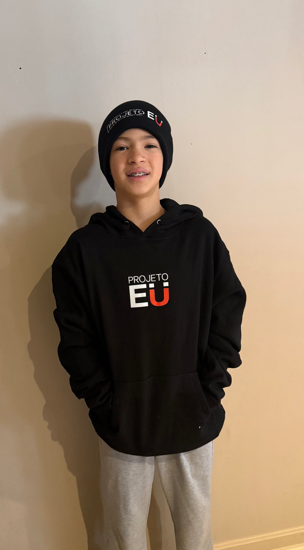 Hoodie Black -  Projeto Eu centralizado/Voce escolhe
